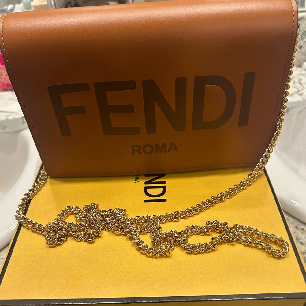 Fendi crossbody. Worn once. Like new.